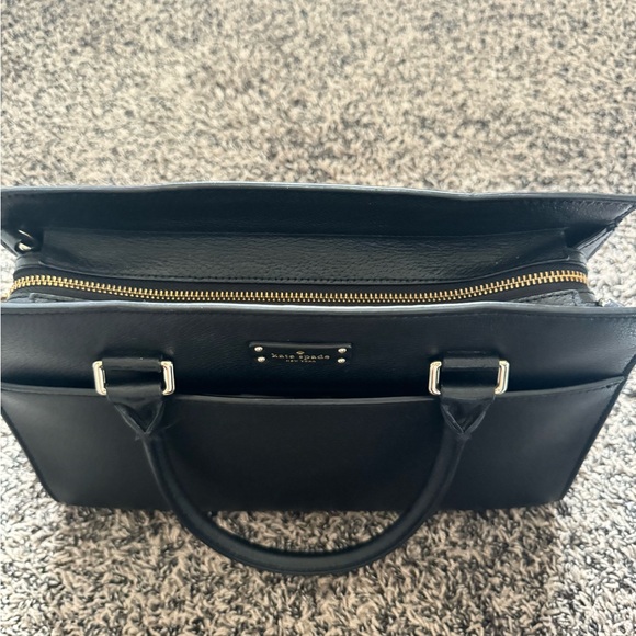 Kate Spade Grove Street Small Caley Leather Satchel - Black - Picture 6 of 6